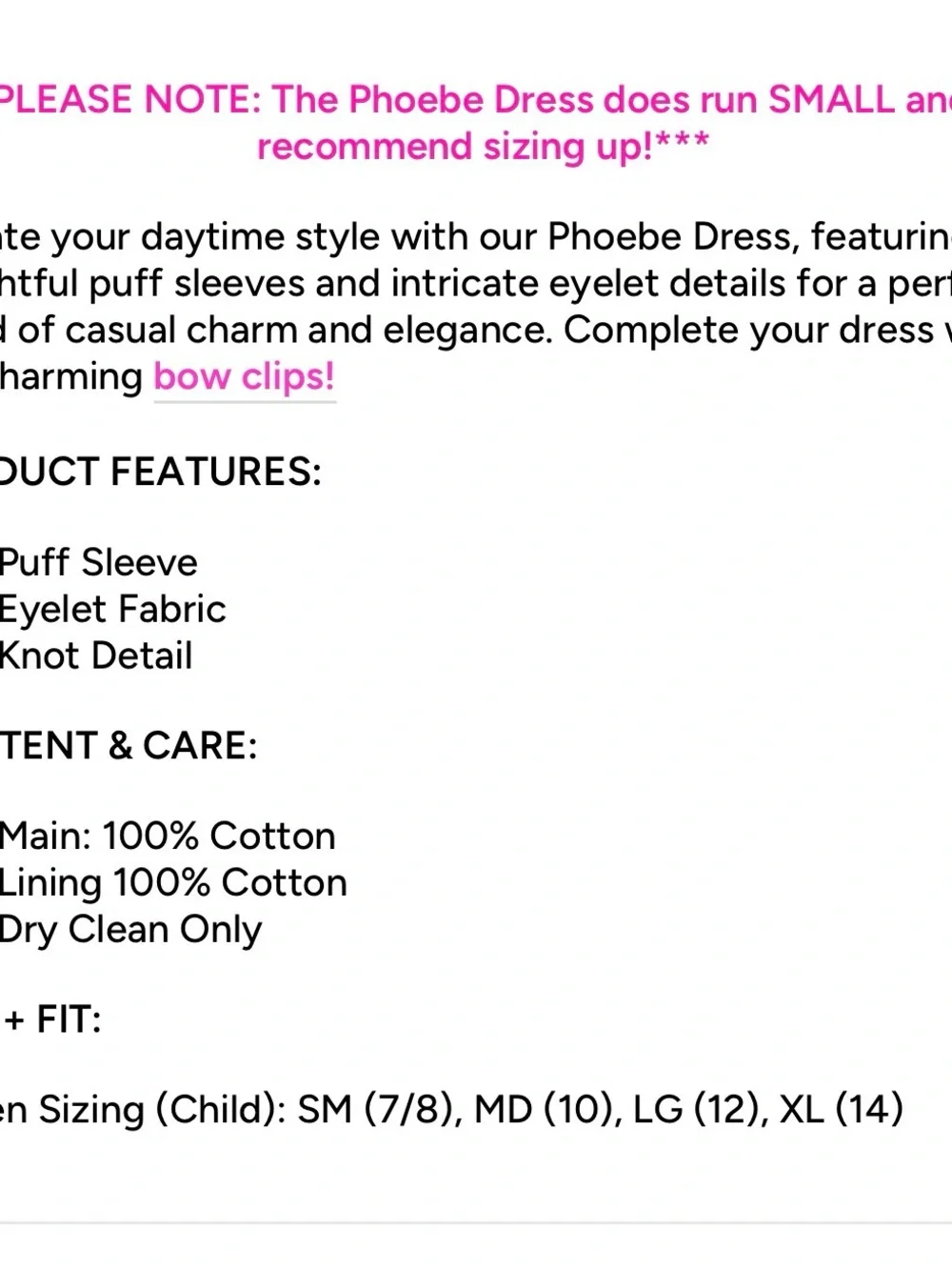 Katie J NYC Phoebe pale Blue Eyelet Puff Sleeve Dress fits like a 6 Small tween